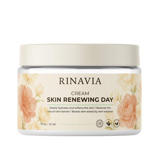 Crema de día renovadora de la piel Rinavia