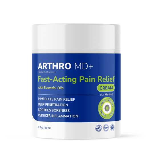 Crema para el alivio del dolor de acción rápida Arthro MD+